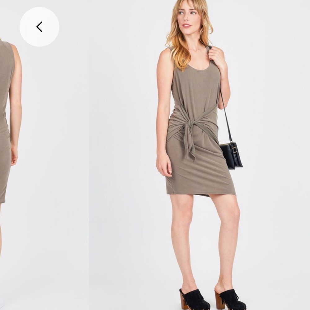 Lumiere tie front dress